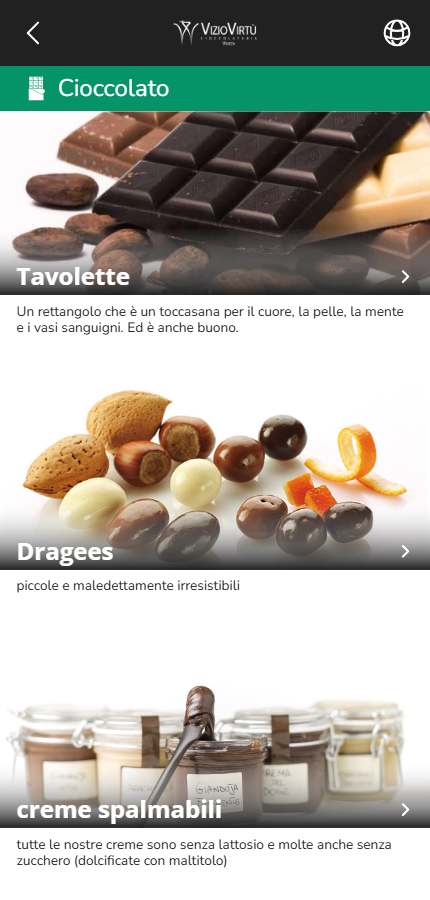 Menu digitale FlyMenu su smartphone